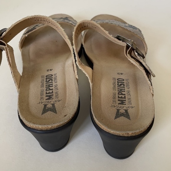 Mephisto dual strap wedge sandals 42 12 - Picture 6 of 9